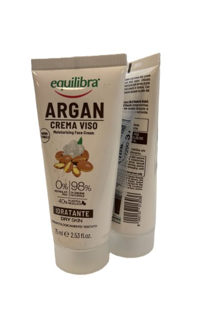 Equilibra Hydratační arganový krém na obličej 75 ml