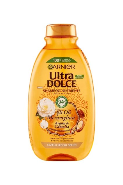 Garnier Ultra Dolce Meraviglioso šampon s Olio di Argan a Camellia 300 ml
