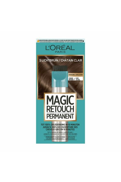 L'Oréal Paris Magic Retouch Permanent, č. 5 světle hnědá 95 g