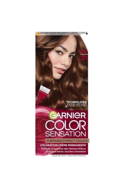 535 light cinnamon brown garnier color sensation permanent cream hair color