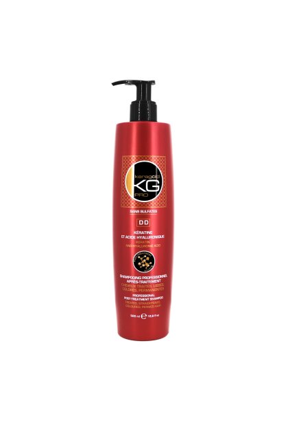 Keragold Šampon bez sulfátů s keratinem a kyselinou hyaluronovou 500ML (poškozený dávkovač)