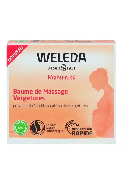 Weleda Těhotenský organický masážní balzám proti striím 150ml poškodená krabička