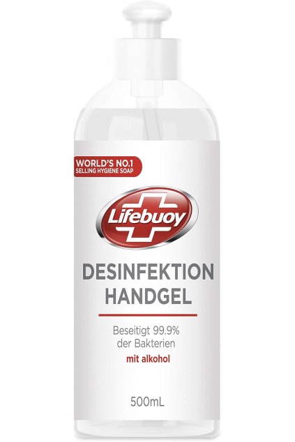 Lifebuoy Total 10 gél na ruky s alkoholom 500 ml