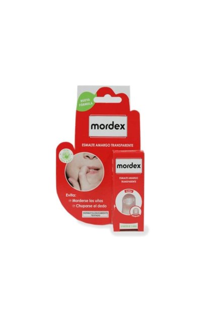 mordex esmalte amargo transparente pincel 9ml