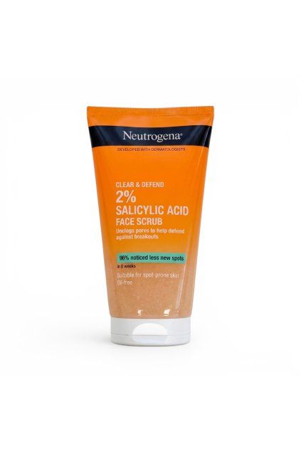 Neutrogena Clear & Defend Face Scrub, 150 ml