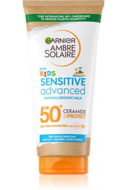 Ambre Kids Sensitive+, opalovací mléko, LSF 50+, 175 ml