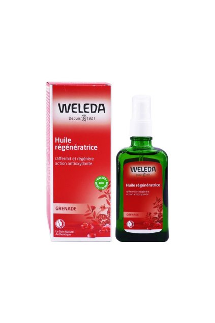 Weleda, Regenerační tělový olej s výtažky z granátového jablka, 100 ml