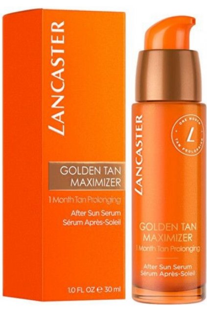 Lancaster, Golden Tan Maximizer, After Sun Face Serum, pleťové sérum prodlužující opálení, 30 ml