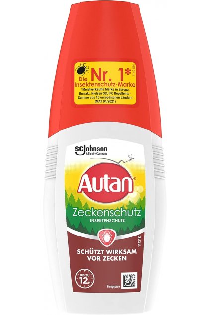 Autan, ochrana proto klíšťatům ve spreji, 100 ml