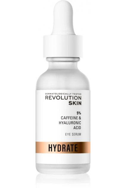 Revolution, Caffeine Solution 5% + Hyaluronic Acid, oční sérum, 30 ml
