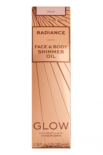 Revolution, Glow Radiance Face & Body Shimmer Oil, 100 ml