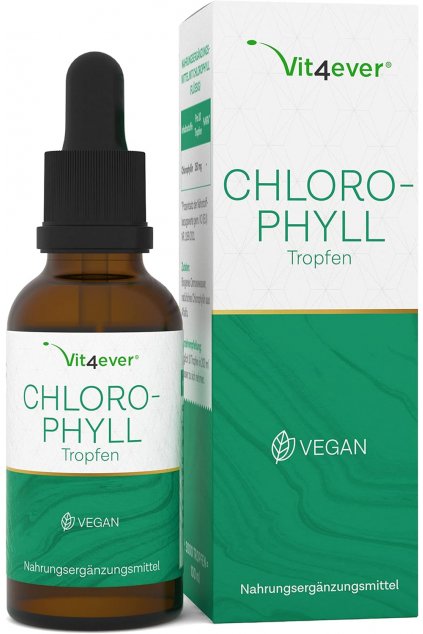 Vit4ever, Chlorophyll Tropfen, chlorofylové kapky, 50 ml