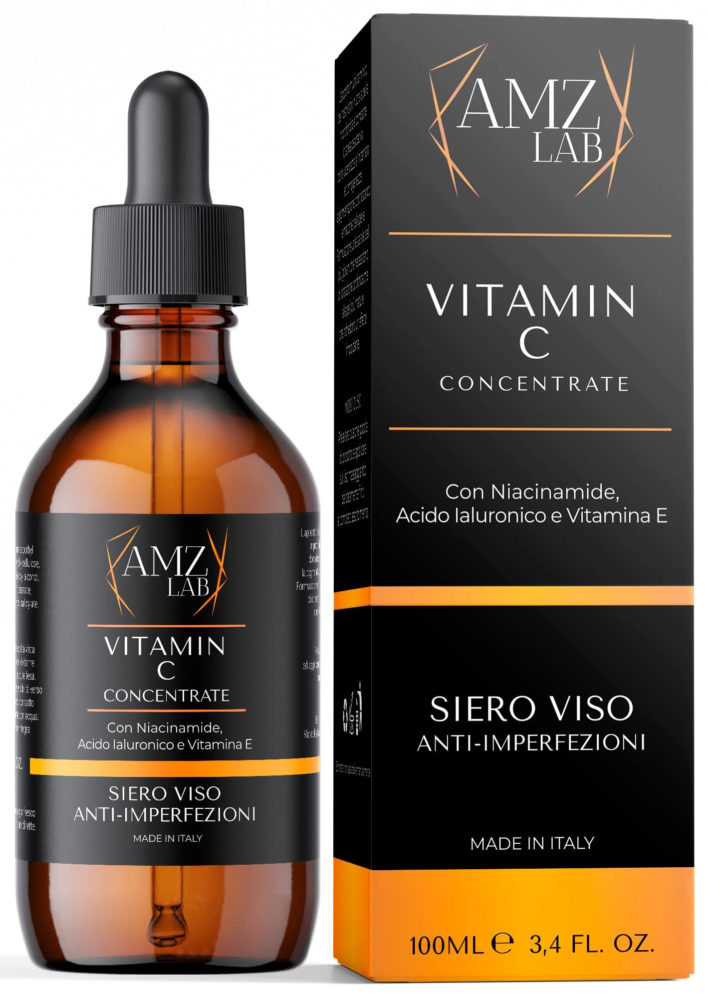 AMZ Lab, sérum na tvář s vitamínem C, 100 ml