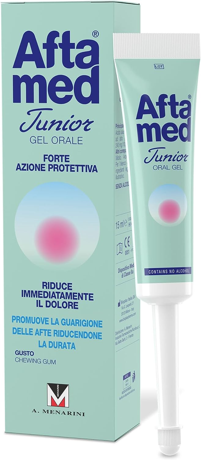 Gel Aftamed Junior pro orální ošetření aftů s kyselinou hyaluronovou 15 ml