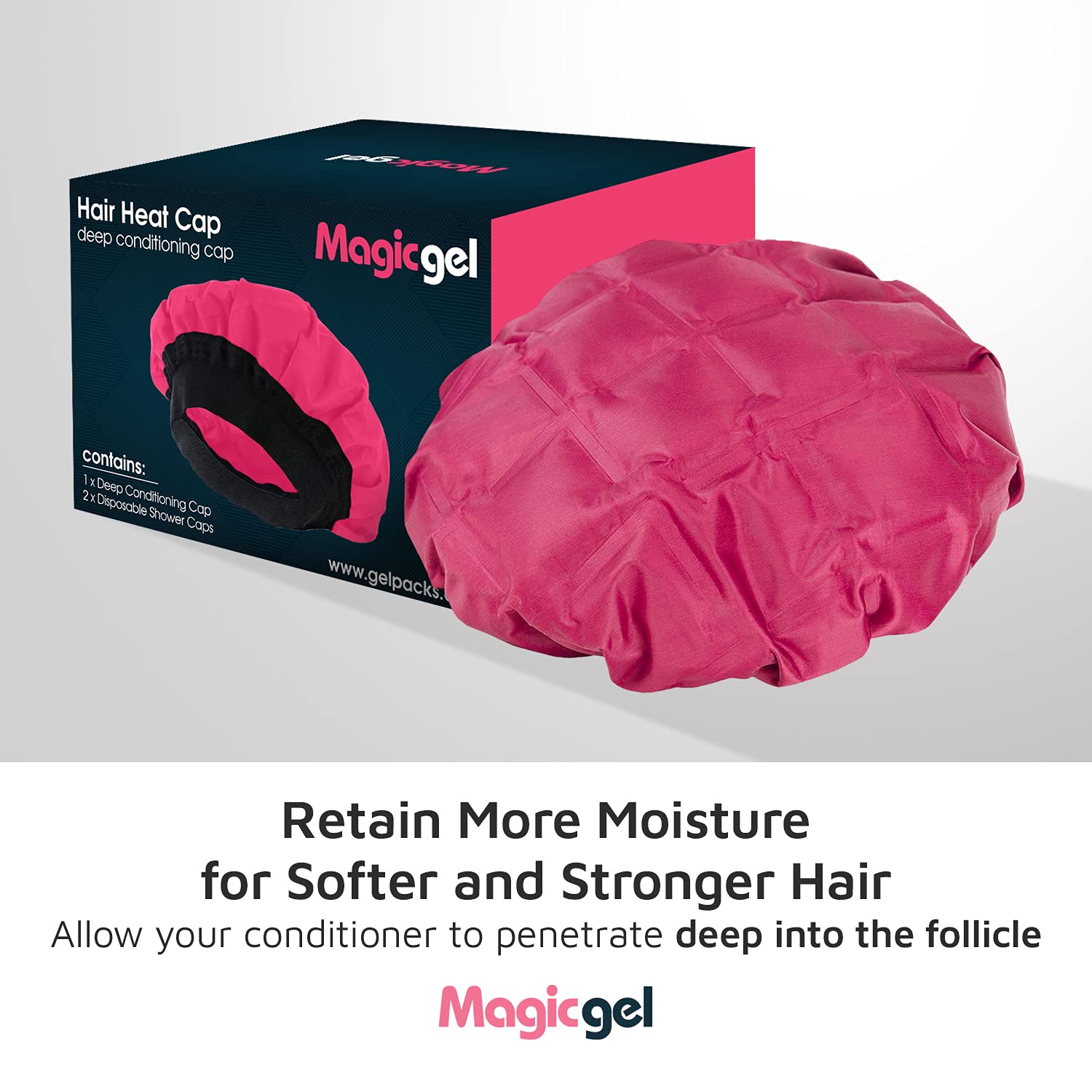 Magic Gel, čepice pro poškozené vlasy a jejich hydrataci