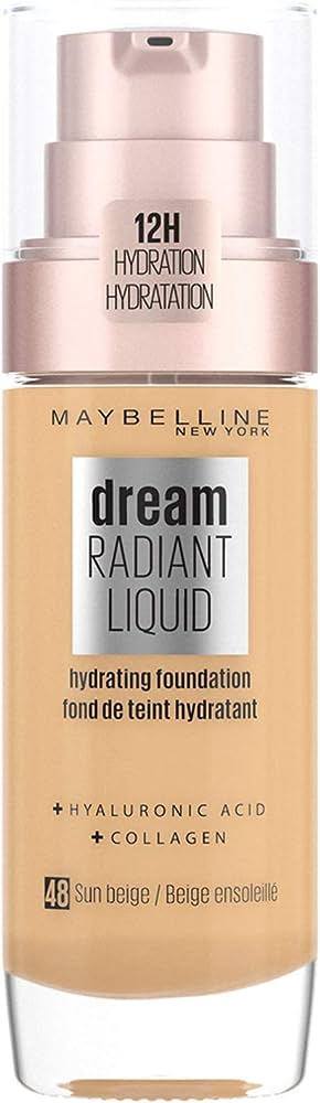 Maybelline, Dream Radiant Liquid, Make-up odstín Sun Beige, 30 ml