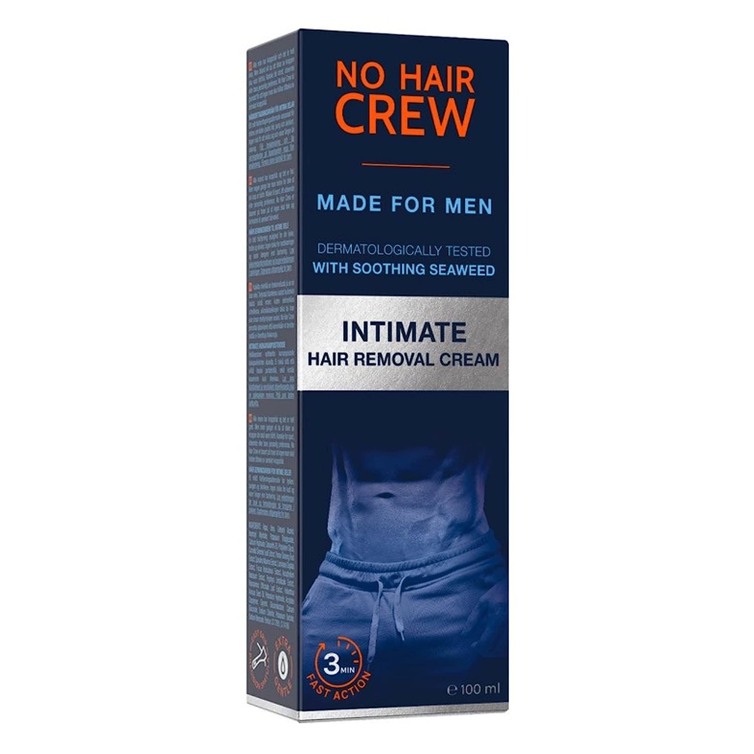 No Hair Crew, Intimate, depilační krém pro muže, 100 ml