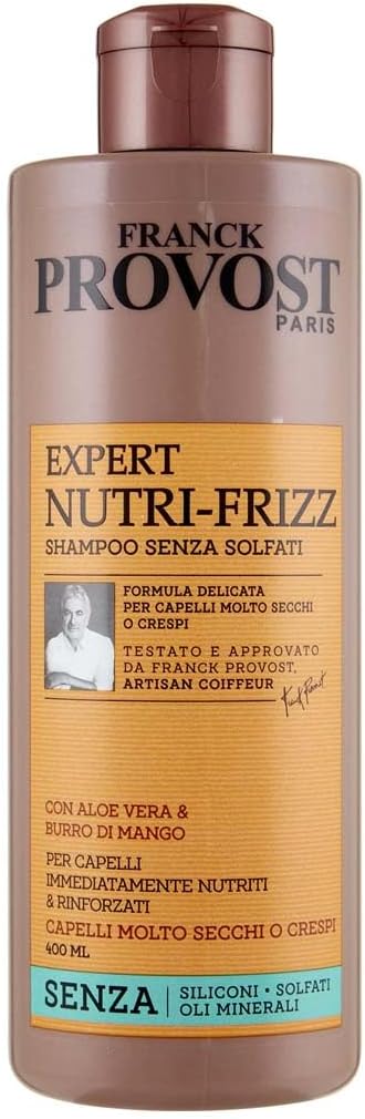Franck Provost EXPERT NUTRI-FRIZZ Profesionální šampon bez sulfátu, 400 ml