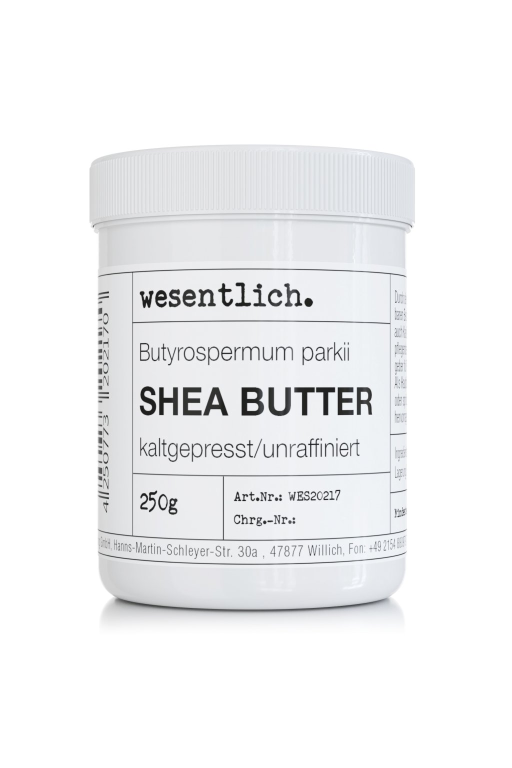 wesentlich. Wesentlich Sheabutter, 250 g