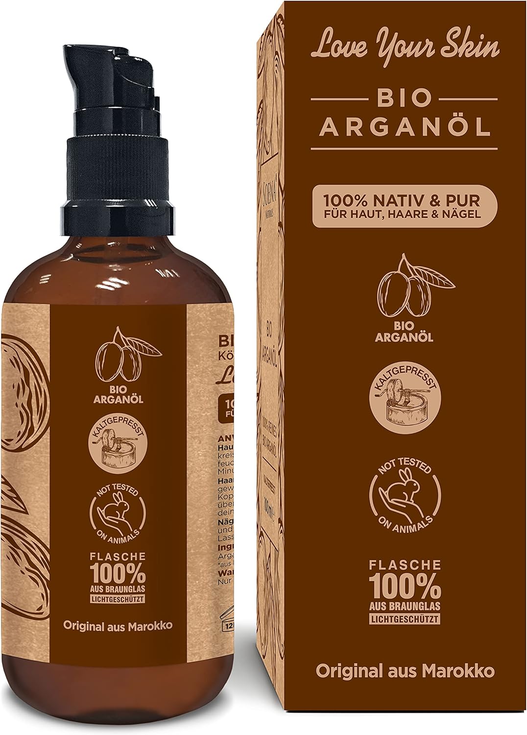 SOENA - Organický arganový olej 100 ml (padnutá plomba)