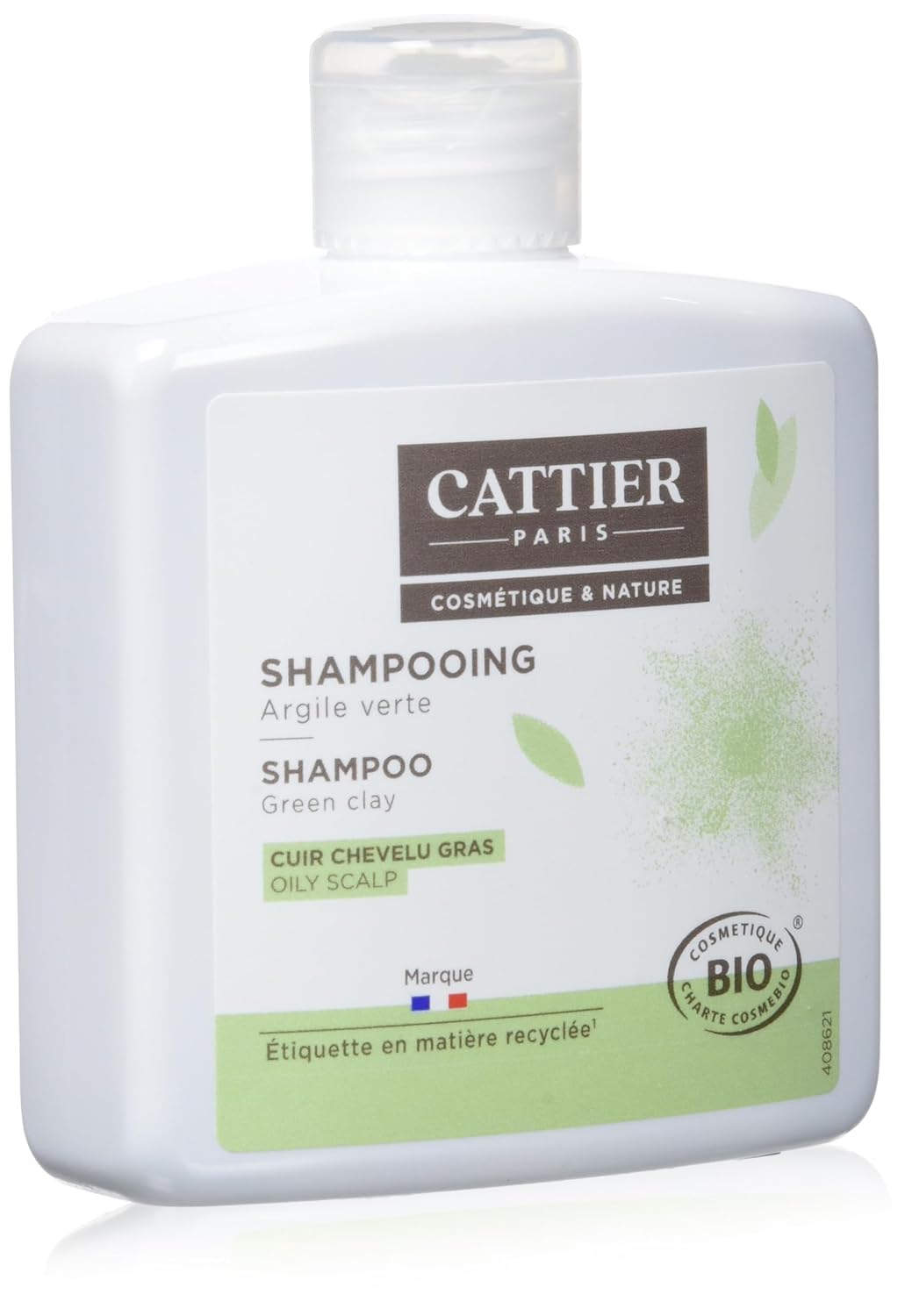 CATTIER Šampon na mastnou pokožku hlavy se zeleným jílem 250ml