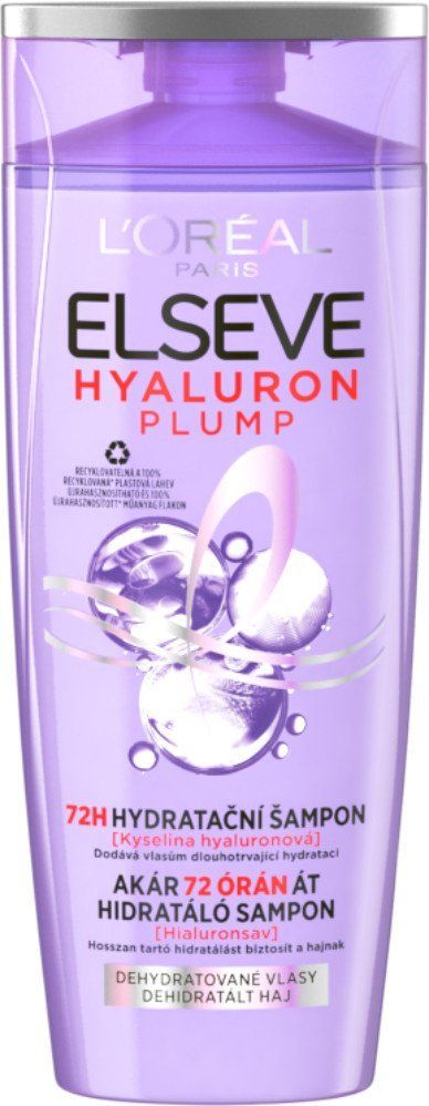L'Oréal Hyaluron Plump šampon s kyselinou hyaluronovou 250ml
