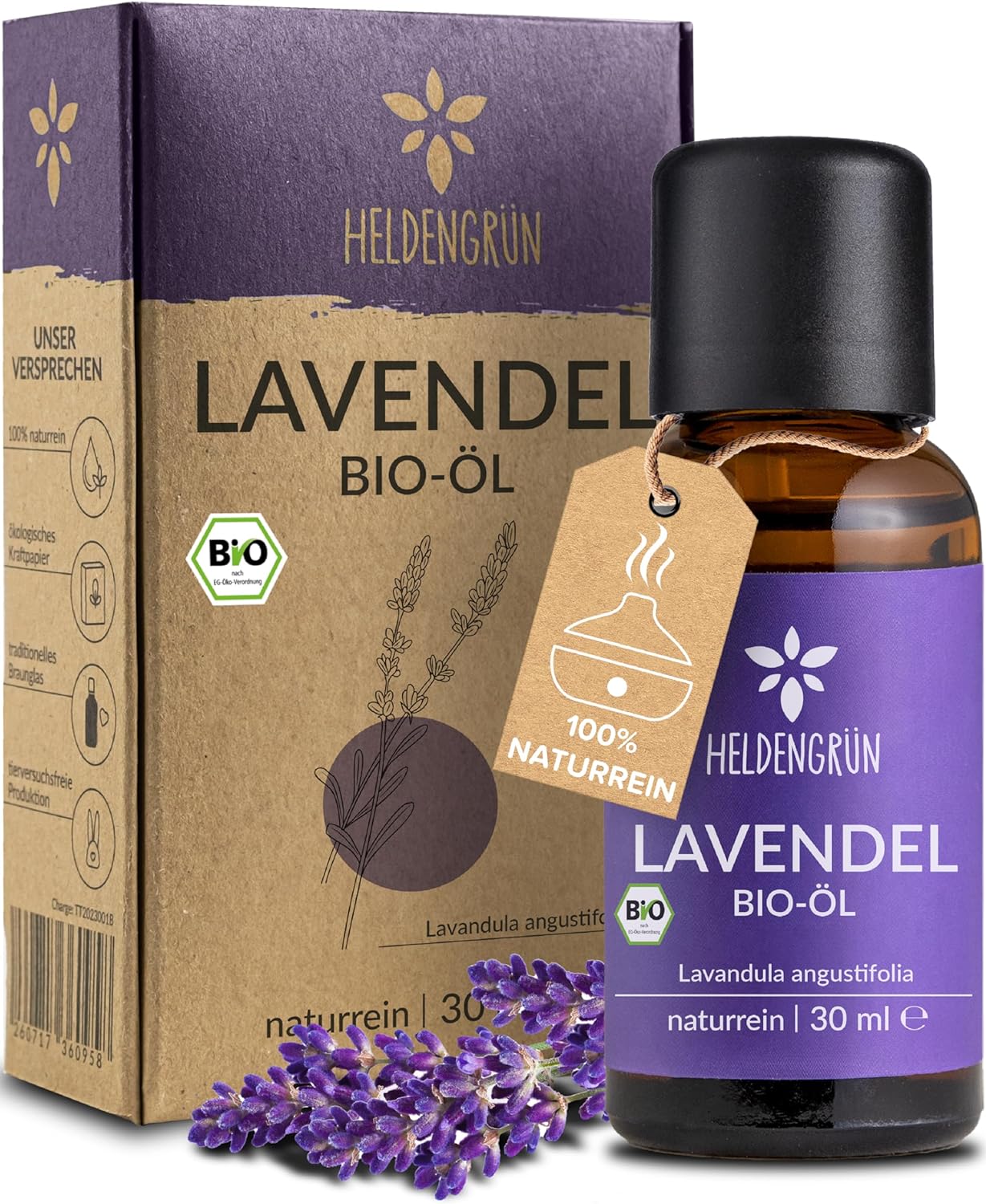 Levně Heldengrün - Organický levandulový olej 30ml
