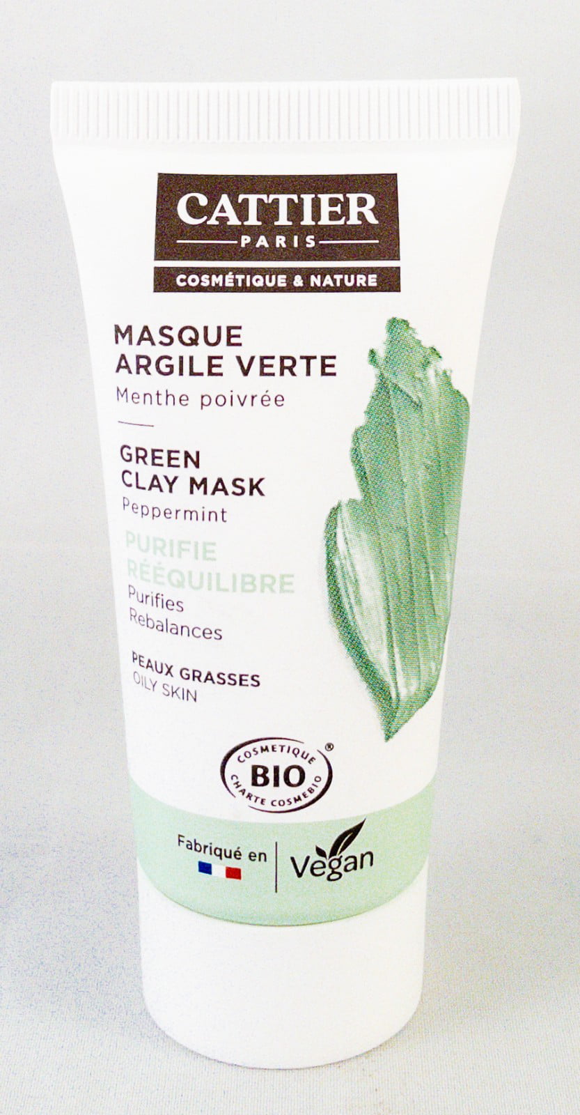 CATTIER Maska ze zeleného jílu 30ml