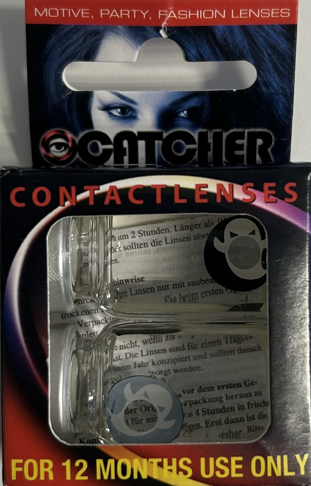 Levně OCATCHER Contact Lenses (Ghost) 1 pár