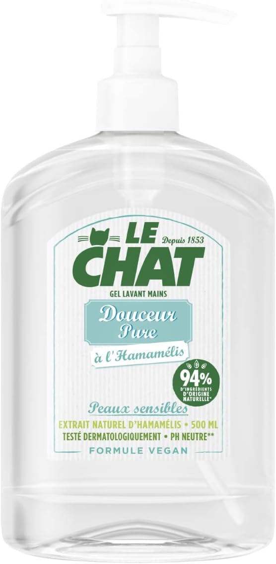 Levně LE CHAT Gel Lavant Mains Douceur 500ml (Lahvi chybí dávkovač)