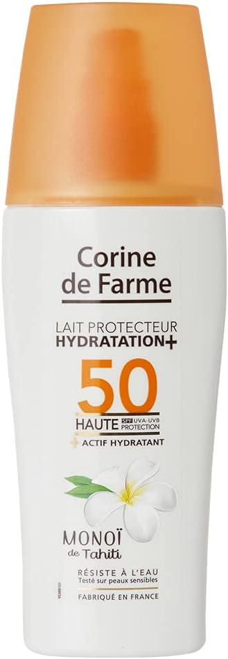 Corine de Farme Hydratační krém na opalování SPF50, 150ml (chybí víčko)