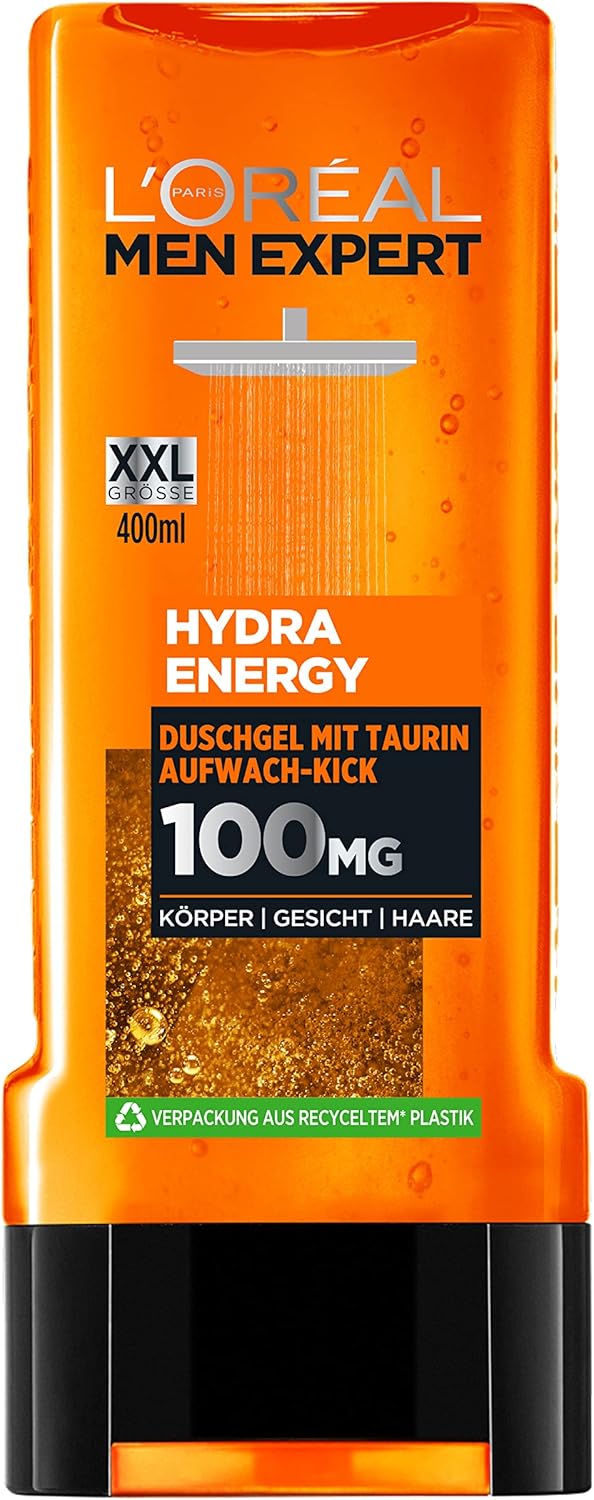 L'Oréal Men Hydra Energy Sprchový gel 400 ml