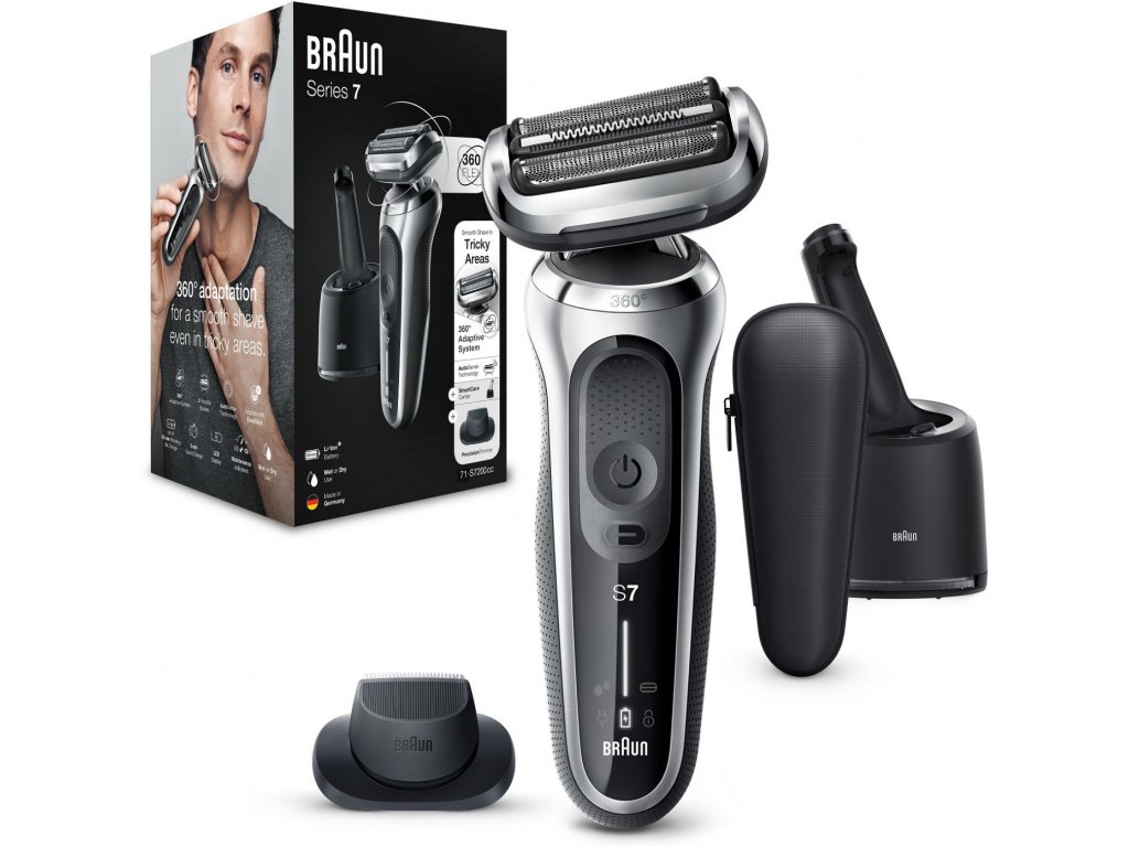 BRAUN Series 7, 71-S7200cc Silver Záruka: 5 let