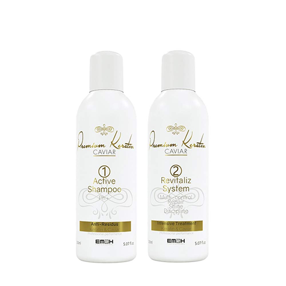 Premium Keratin Caviar Set Shampoo 150ml + Revitaliz 150ml
