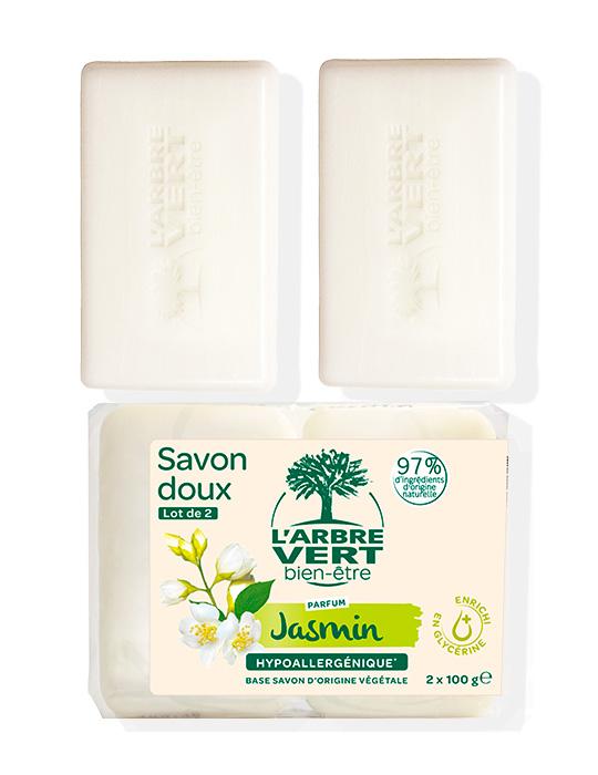 Savon doux Savon doux- Jasmin soap 2x100g