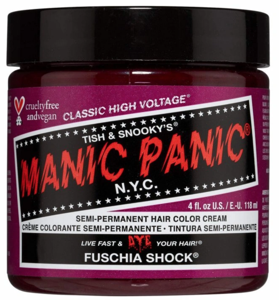 MANIC PANIC Trvalá barva na vlasy Fuschia Shock 118ml