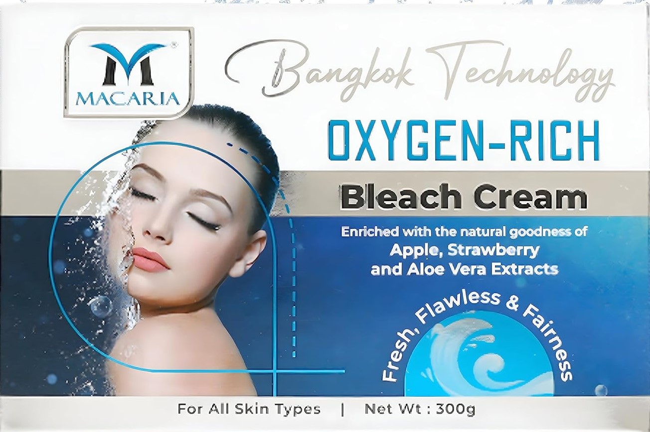 Macaria Oxygen Rich Face Bleach Cream, 300 g