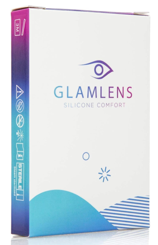 GLAMLENS Kontaktní čočky Jasmine Grey (PWR 0.00)