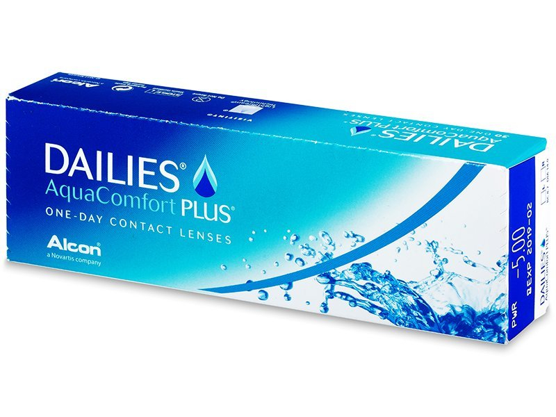 Dailies AquaComfort Plus 30 čoček, +2.75