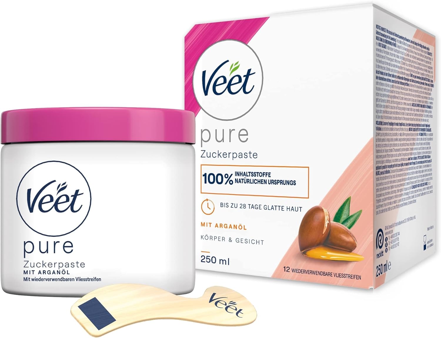 Veet Cukrová pasta na odstraňování chloupků 250ml