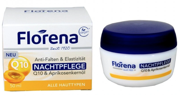 Levně Florena noční krém proti vráskám Q10, 50ml