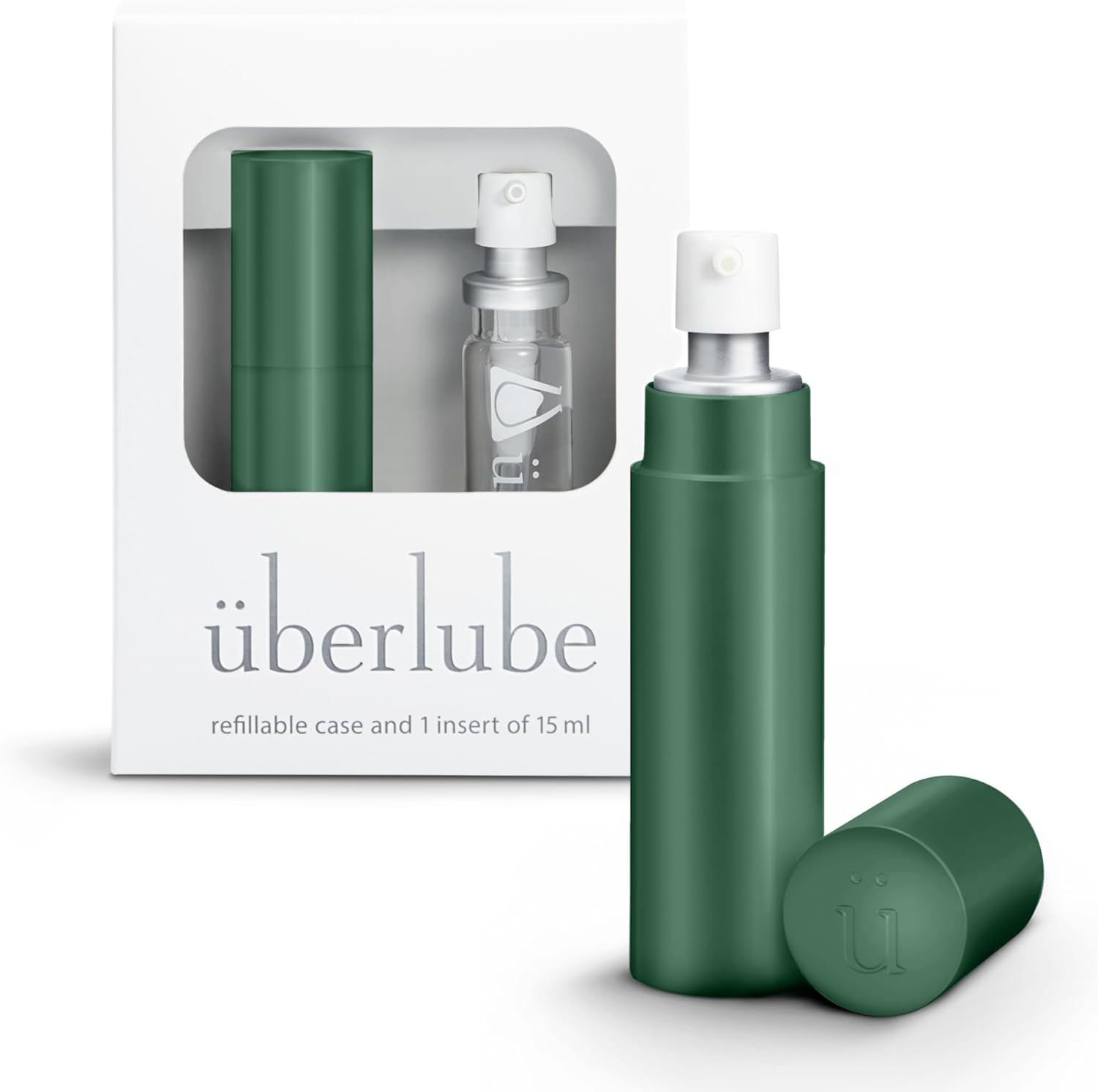 Levně Uberlube Prémiový silikonový lubrikant - Zelená cestovní láhev 15ml