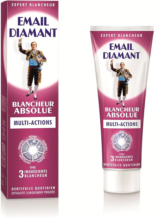 Email Diamant E-mail Diamant - Absolute Whitening Toothpaste - Multifunkční - 3 bělící složky- 75 ml
