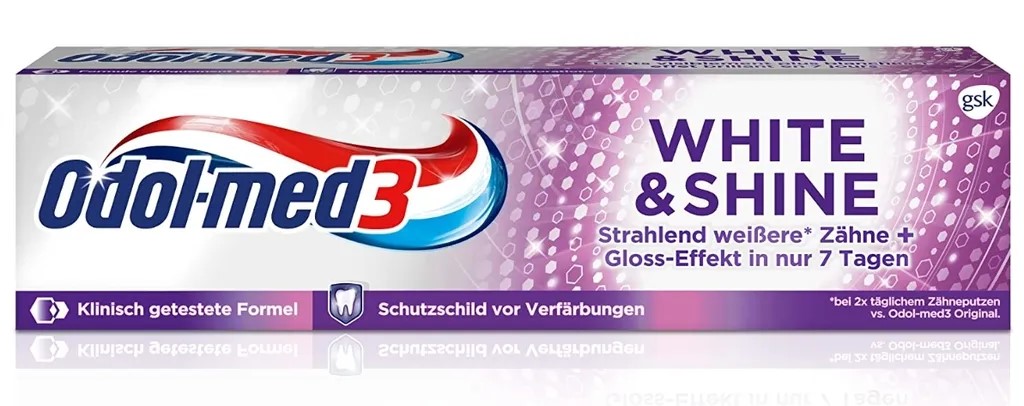 Levně Odol-med3 White & Shine Gloss Effekt 75ml
