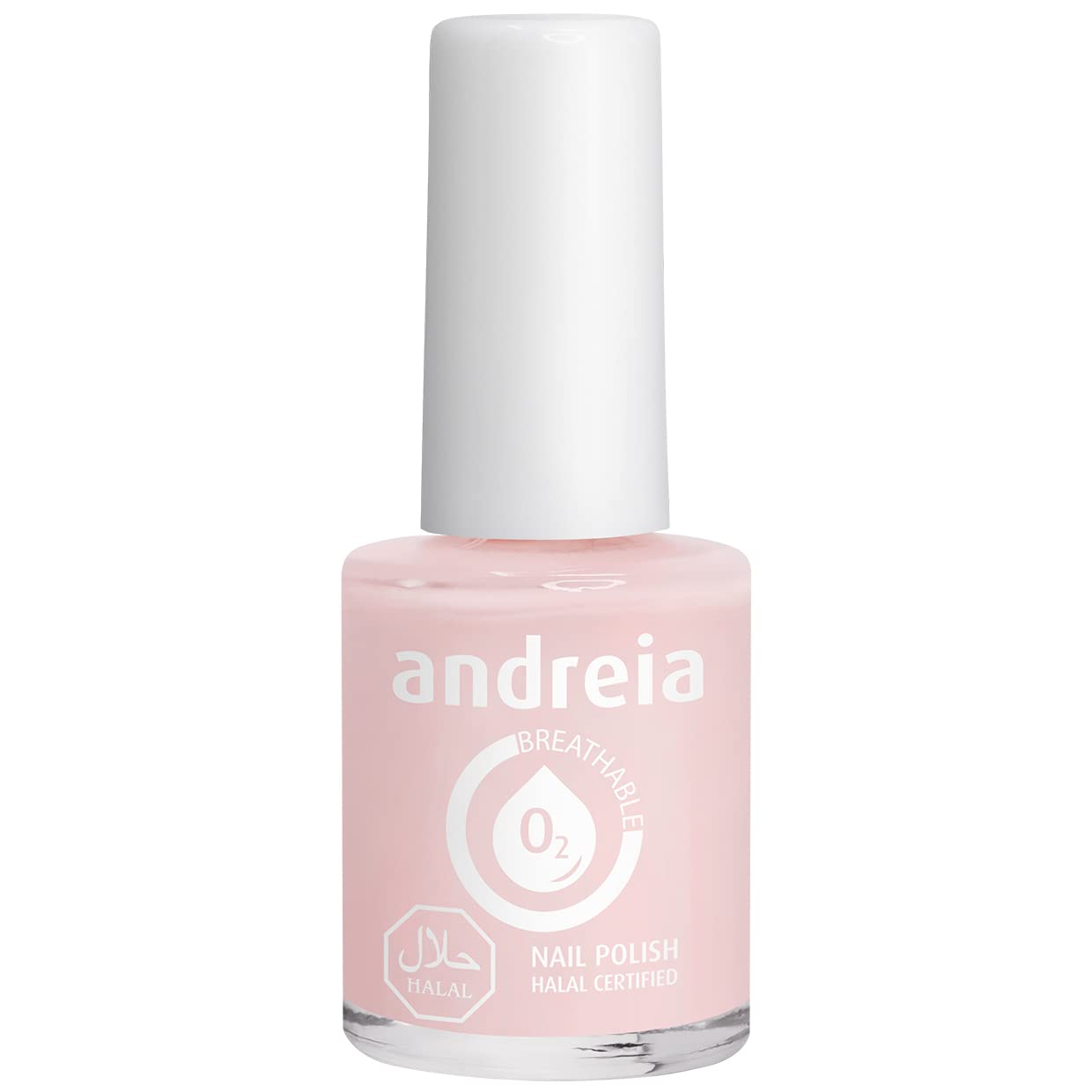 Andreia Andreia, halal lak na nehty, odstín B19 Růžová, 10,5 ml