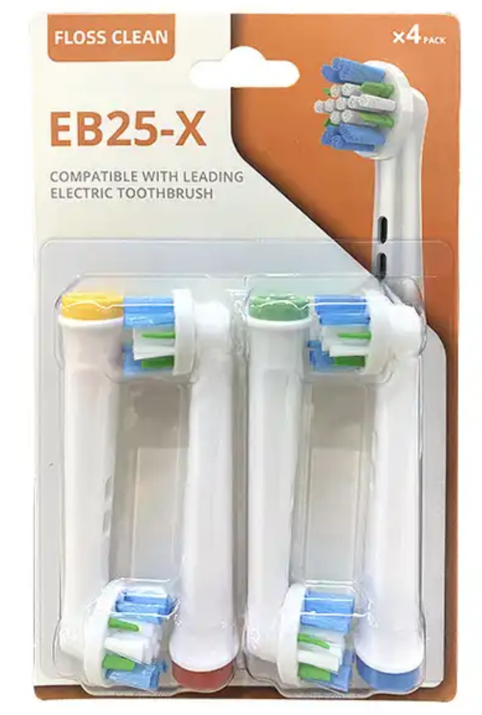 EB25-X Náhradní hlavice pro Oral-B Braun Floss Action 4ks EB25-X Náhradní hlavice pro Oral-B Braun Floss Action 4ks