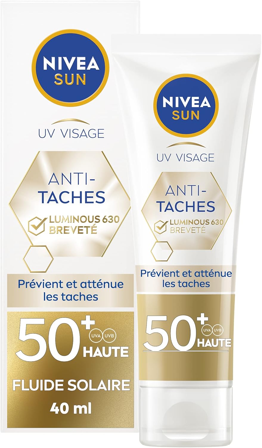 Nivea Sun UV Face Specialist Anti-Tâches Luminous 630 SPF 50+, 40ml (Bez krabice)