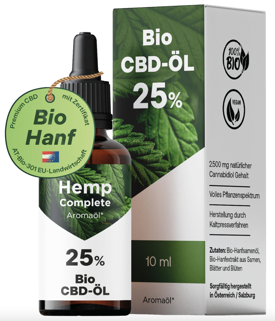 Levně Hemp Complete Organický CBD olej 25%, 10ml
