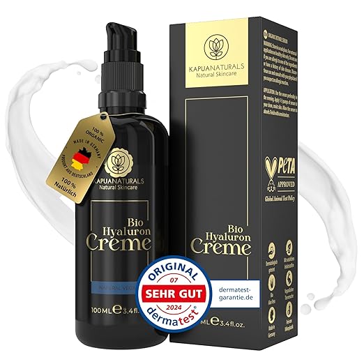 KAPUANATURALS Bio Hyaluronový krém na obličej 100 ml