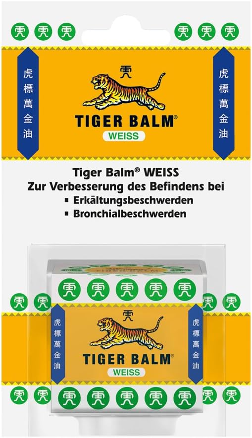 Tiger balm TIGER BALZÁM Bílý - přírodní balzám proti nachlazení 19.4g